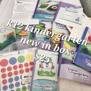 K12 Kindergarten Learning Kit - NEW